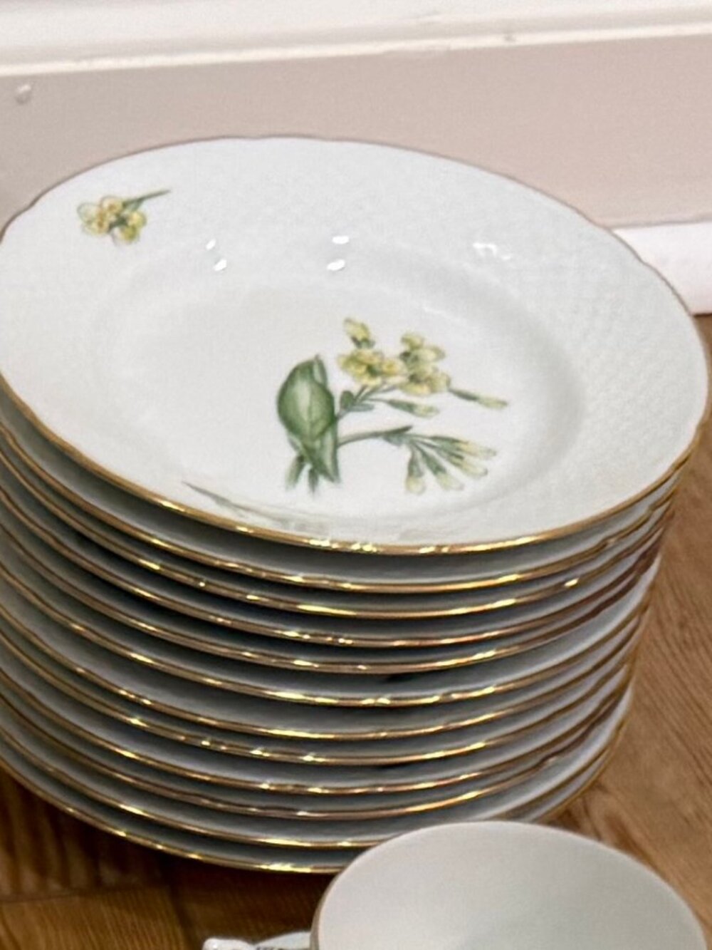 Vintage Bing & Grondahl Kjobehavan Denmark Porcelain Side Bread Butter Plates